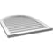 Ekena Millwork Round Top Surface Mount PVC Gable Vent w/ 2"W x 1-1/2"P Brickmould Frame, 26"W x 34"H GVPRT26X3402SN - alternate 4